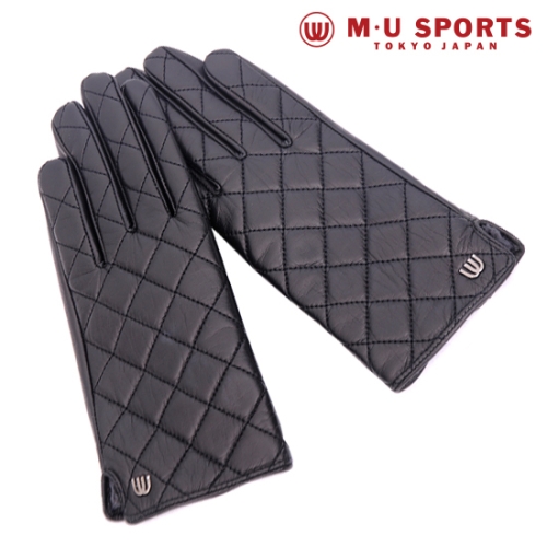 [불명] MU SPORTS 누빔커플 여성 가죽장갑 MK-41407