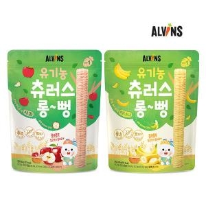 엘빈즈 유기농 츄러스 롱뻥 바나나 30g (1개)_이미지