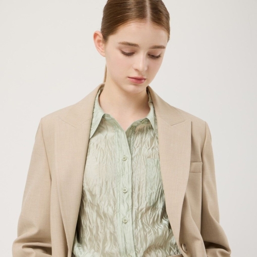 씨씨콜렉트 여성 베이직 싱글 자켓_C251MSF201