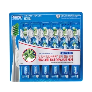 크로스액션 그린티 35모 칫솔