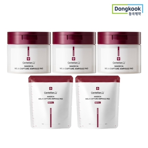 동국제약 센텔리안24 마데카 멜라 캡처 앰플 패드 60매 (본품3개+리필2개)
