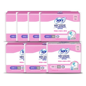 쏘피 바디피트 볼록맞춤 대형 16개 6팩(96개) + 바디피트 볼록맞춤 중형 16개 1팩(16개)이미지입니다. 누르면 해당 게시물로 새창이동합니다.