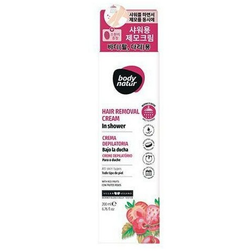 바디네이처 제모크림 인샤워 올 스킨 레드프루츠_이미지