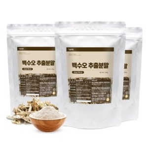 갑당약초 백수오 추출 분말 200g X 3팩 구성 백수오추출물