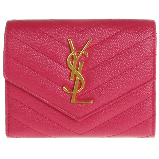 입생로랑 생로랑 마틀라세 모노그램 컴팩트 지갑 403943 BOW01 5619