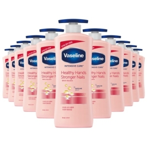 유니레버 바세린 인텐시브 케어 헬씨 핸드 앤 스트롱거 네일 로션 600ml (11개)_이미지