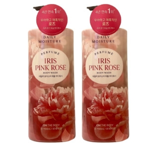 온더바디 데일리 퍼퓸 바디워시 로즈 1100ml (2개)_이미지