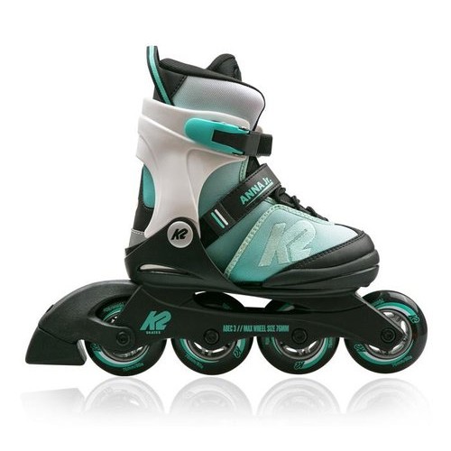 K2스케이트 안나 주니어 (2023년형) (가방+보호대+헬멧)
