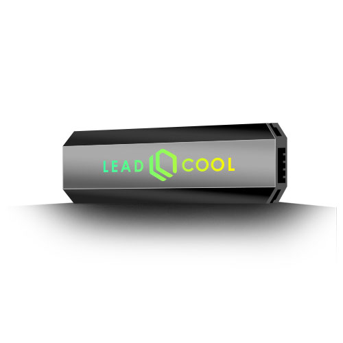 LEADCOOL M.2 SSD 방열판 AUTO RGB (BLACK)