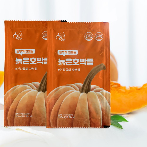 황금이네 늙은호박즙 100ml 30포 (2개)_이미지