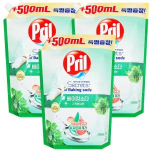 베이킹소다 주방세제 그린허브 리필 1.5L