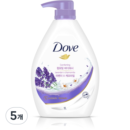 도브 라벤더 하이드레이션 바디워시 1000ml (5개)_이미지