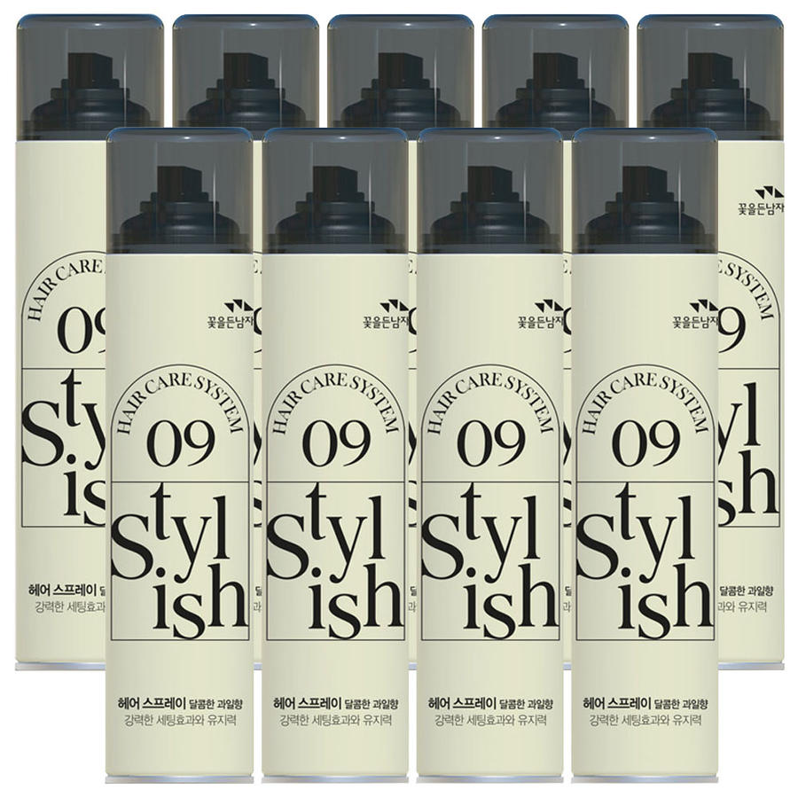 꽃을든남자 헤어케어 시스템 헤어 스프레이 달콤한과일향 300ml (9개)_이미지