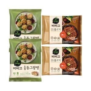 CJ제일제당 비비고 동그랑땡 560g x 2개 + 바싹불고기 460g x 2개