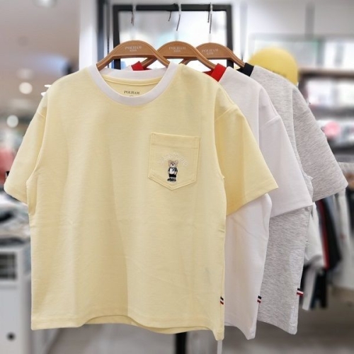 에이션패션 폴햄키즈 PKE2TS3450 공용 쿨텐션 폴키베어 반팔티셔츠