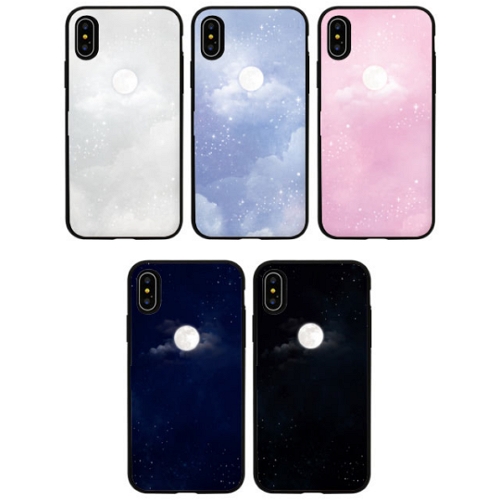 트라이코지 갤럭시A52/A52s 구름달 카드도어 범퍼 케이스_이미지