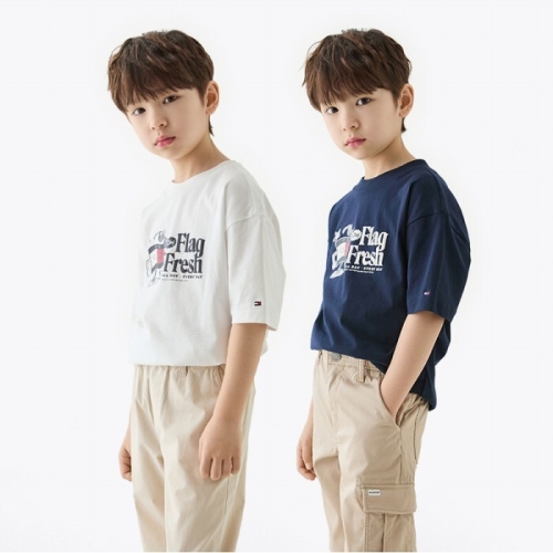 타미힐피거 플래그 펀 티셔츠 2종 T42F0KKO460BT1