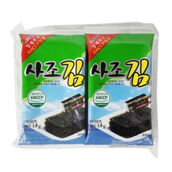사조대림 사조 사조 도시락김 1.8g (1개)_이미지