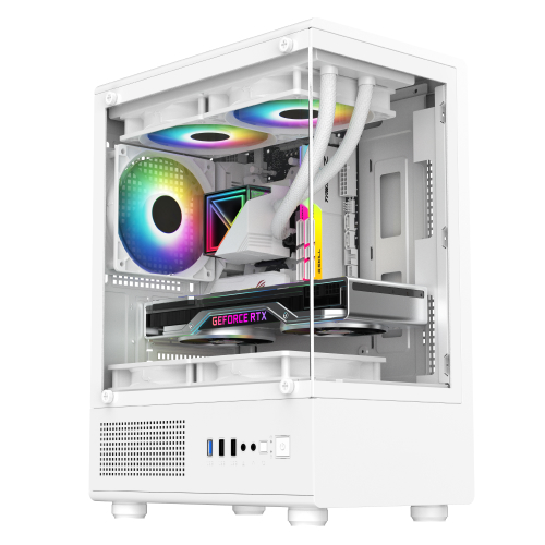 투민시스템 TM300 RGB 강화유리 (화이트)_이미지