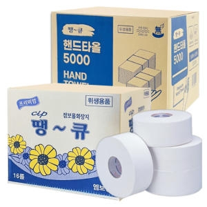 땡큐 데코 2겹 엠보싱 점보롤 (16롤)_이미지
