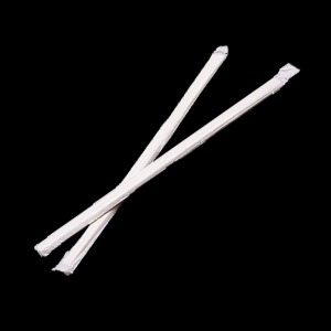 해피팩 7치 비닐 개별 포장 백양목 백향목 나무젓가락 2500개_이미지