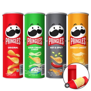 프링글스 110g 4종 오리지날/양파맛/매운맛/치즈맛 + 트레이