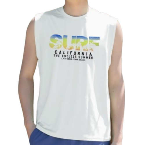 티막 공용 루즈핏 민소매 래쉬가드 GKM5004