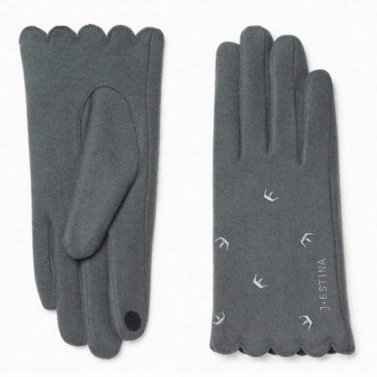제이에스티나 아라 자수 장갑 JEACEB9AF686MT260_이미지
