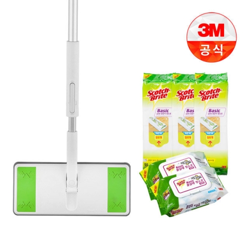 3M 스카치브라이트 올터치 막대걸레 표준형 (+정전기150매, 물걸레60매)_이미지