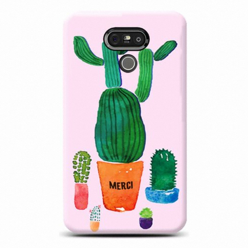 MDL LG G7 프리미엄 수채화 선인장 케이스