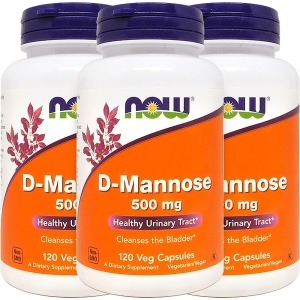 나우푸드 D 마노스 500mg 120캡슐 (3개)