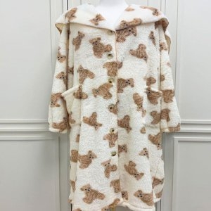 오노마 ONM 겨울 따뜻한 극세사 로브 가운 데일리 여자 홈웨어 12073213_이미지