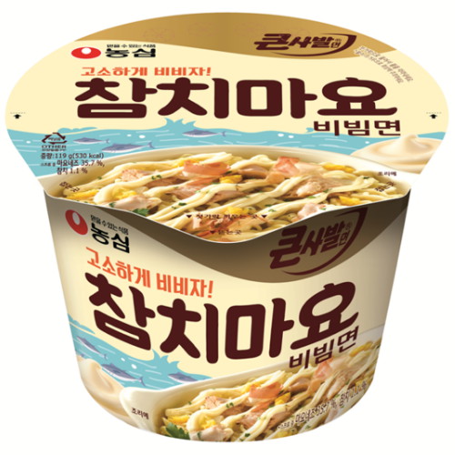 농심 참치마요 비빔면 119g (16개)