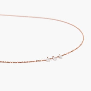 제이로렌 01N0647 마이크로 컷팅 스피넬 실버 목걸이