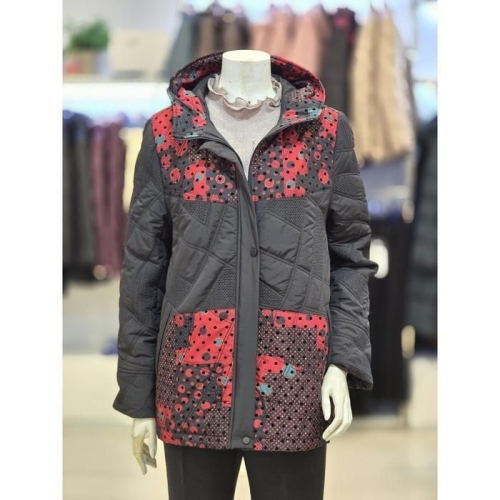 세리아 세이브존07 후드 패치워크 퀼팅 점퍼 258301 42237097_이미지