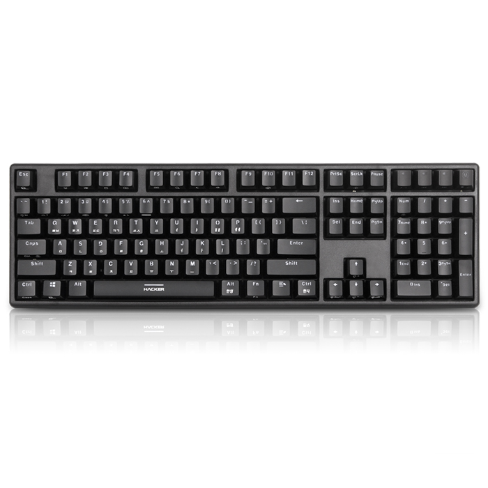 ���� HACKER K620 ���Ǵ�Ƽ RGB ���� Ű����