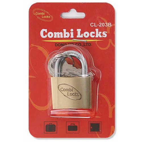 콤비락 자물쇠 CL-203B (2개)_이미지