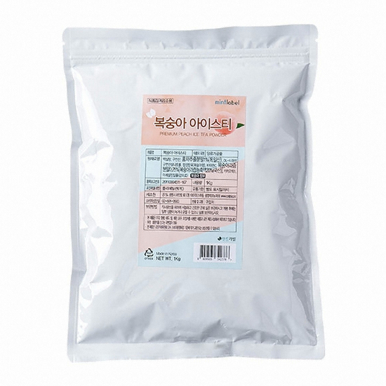 민트라벨 복숭아 아이스티 1kg