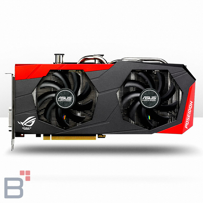 ASUS ROG ������ GTX980 Ti POSEIDON PLATINUM D5 6GB STCOM