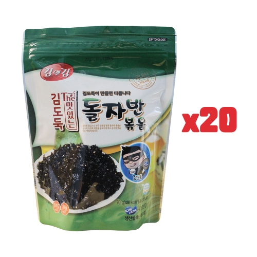 김도둑 The 맛있는 돌자반볶음 70g 20개
