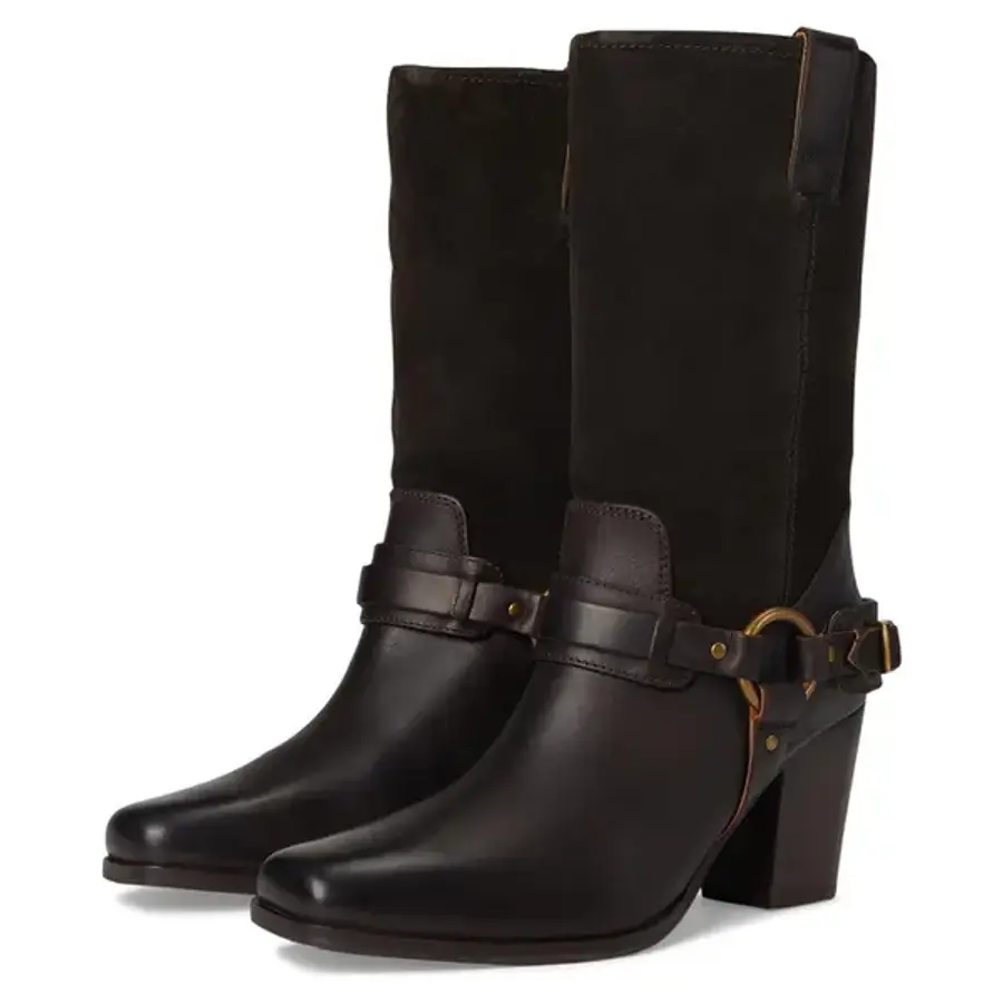 FRYE 프라이 여성 미드 롱부츠 Shiloh 하네스 가슴줄 산책줄 Belted 385463 겨울 부