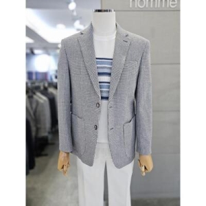 세이브존03 린넨 혼방 봄 여름 도트조직 캐주얼 자켓 WSAFA1JS60A