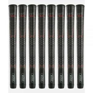 Winn Grips 52DT-JBK Dri-Tac 2.0 시리즈 어드밴스 폴리머 기술 8피스 골프 그립 번들-표준 사이즈