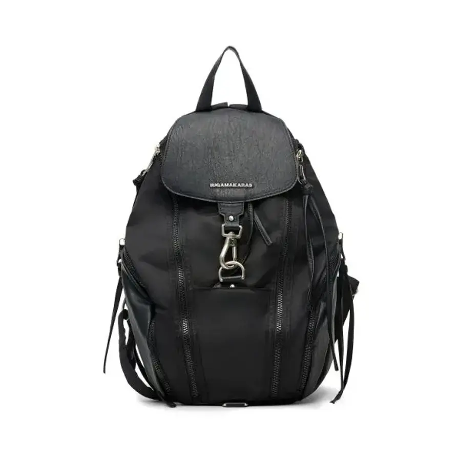 ī�� �̿찡�� ���� Carabiner Nylon Backpack Black 181430