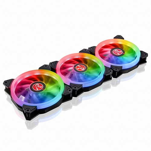 RAIJINTEK IRIS 12 RAINBOW RGB 256 (3팩)_이미지