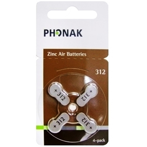 PHONAK 포낙 보청기배터리 312 (40개)