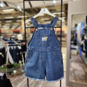 HC09 오버롤5부데님 청멜빵반바지 SJZ304FJPT53