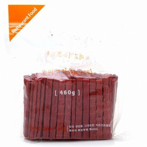 훗가이도푸즈 자연소재 오리고기 육포스틱 460g (1개)_이미지