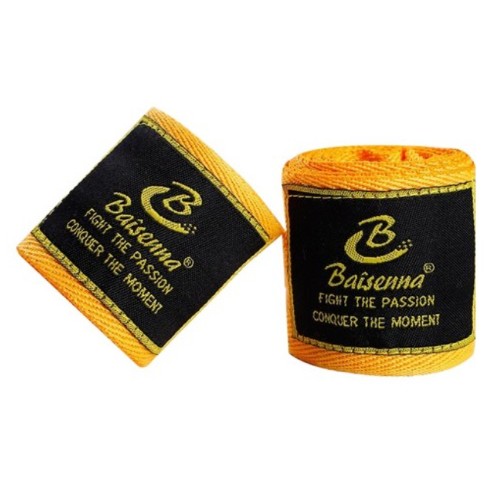 BAISENNA 시크 미니멀 복싱 무에타이 핸드랩 5m (노란색)_이미지