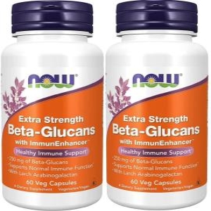나우푸드 엑스트라 스트렝스 베타글루칸 250mg 60캡슐 (2개)